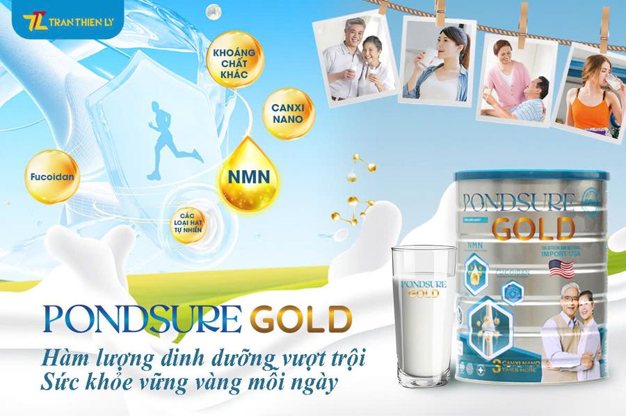 Pondsure Gold – Hàm Lượng Dinh Dưỡng Vượt Trội, Sức Khỏe Vững Vàng Mỗi Ngày