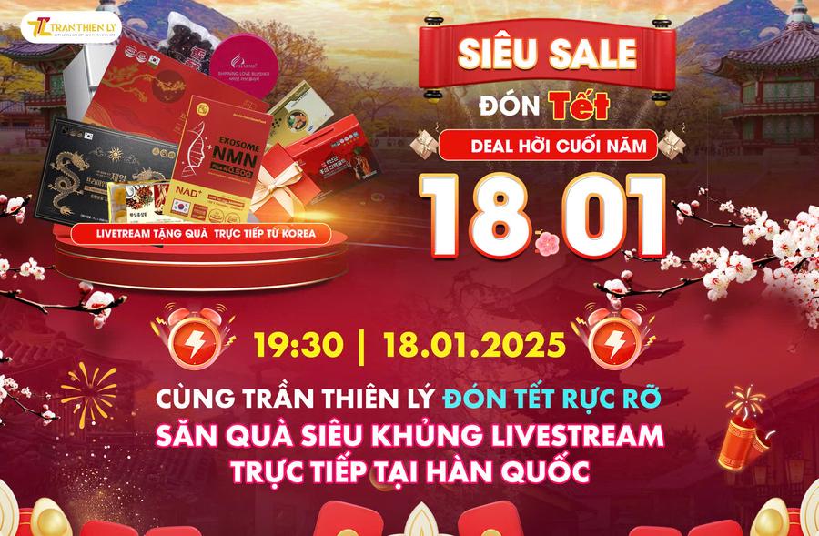 ⚡️ MỪNG TẾT ĐẾN - SALE TỚI BẾN – HÀNG NGHÌN QUÀ TẶNG GIÁ 0Đ ⚡️