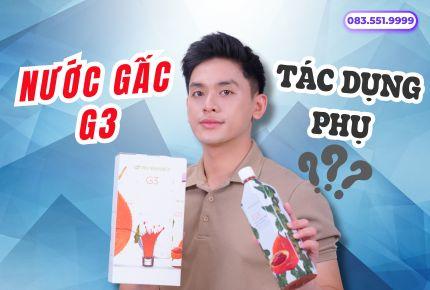 Nước gấc G3 Nu SKin có tác dụng phụ không?