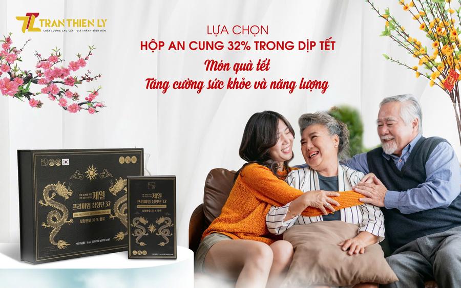 Lựa Chọn HỘP AN CUNG 32% Trong Dịp Tết – Món Quà Tết Tăng Cường Sức Khỏe Và Năng Lượng