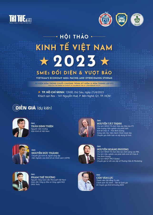 Hội thảo: Kinh tế Việt Nam 2023: SMEs Đối diện & Vượt bão