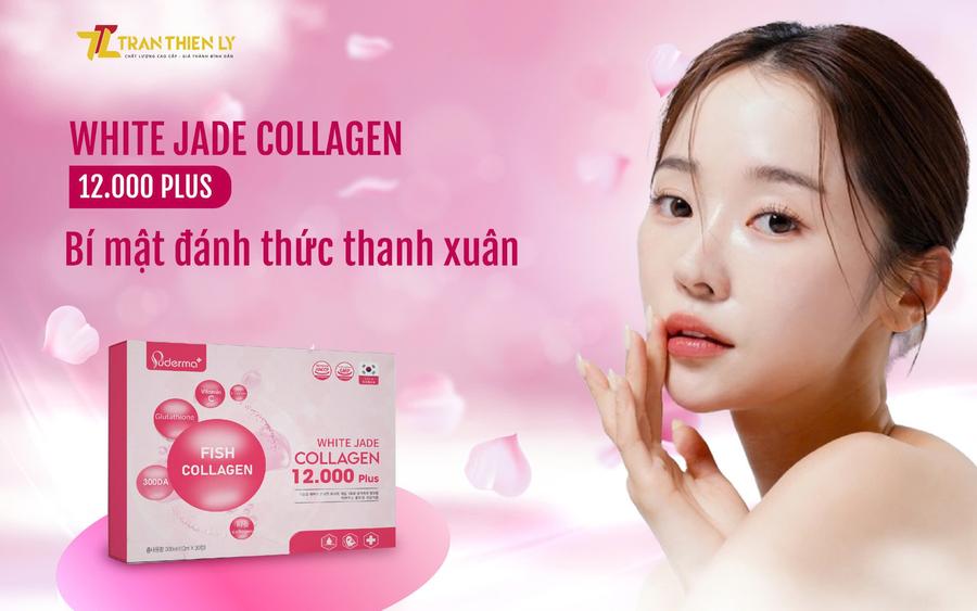 BÍ MẬT ĐÁNH THỨC THANH XUÂN – WHITE JADE COLLAGEN 12.000 PLUS