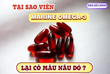 Tại sao viên Omega-3 Nuskin lại có màu nâu đỏ