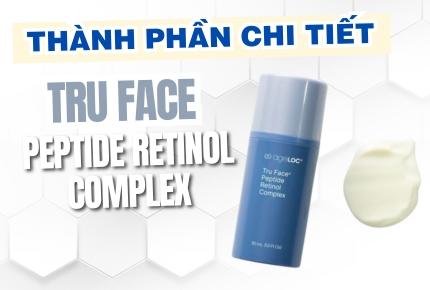 Thành Phần Của ageLOC Tru Face Peptide Retinol Complex