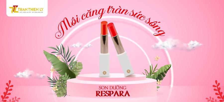 SON DƯỠNG RESPARA – MÔI CĂNG TRÀN SỨC SỐNG