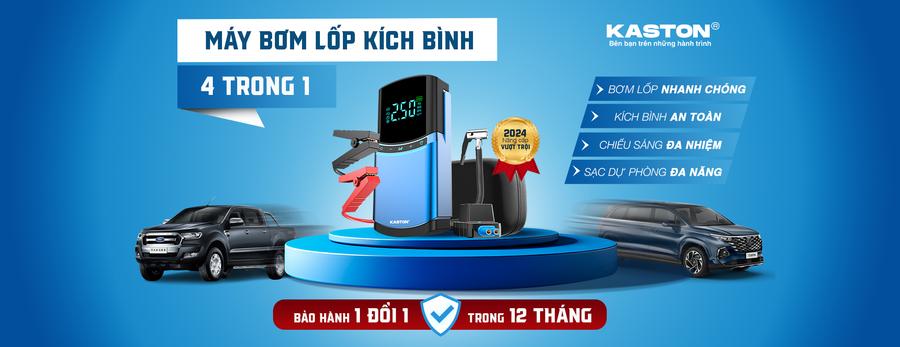 0 Bơm lốp kích bình Kaston - ảnh bìa facebook