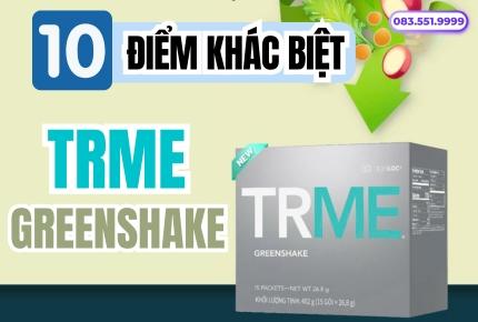 10 điểm đặc biệt của ageLOC TRME GreenShake