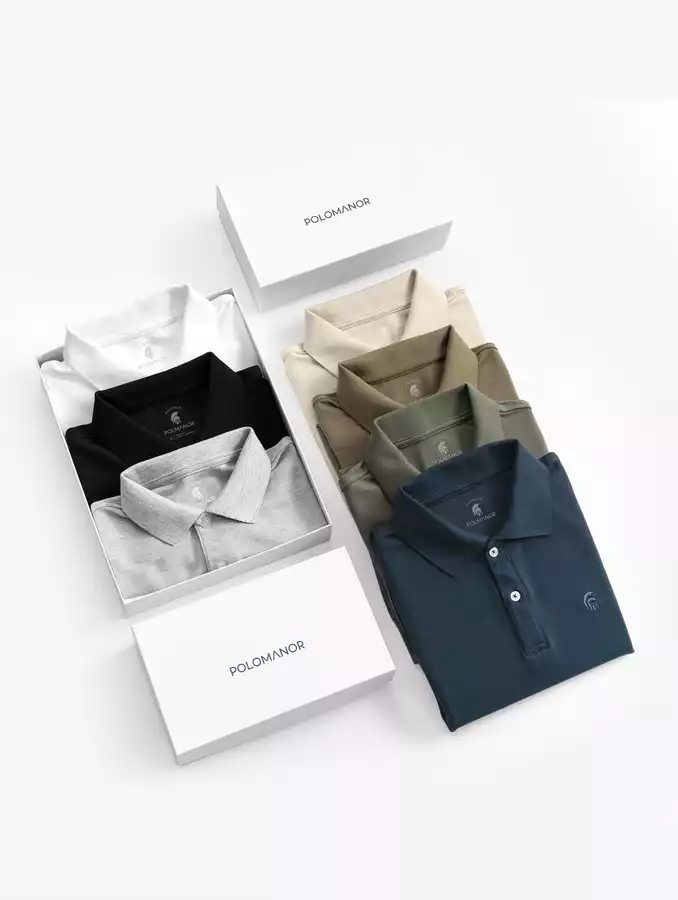  Áo Polo Nam Basicman vải CMC phom Regular Fit 