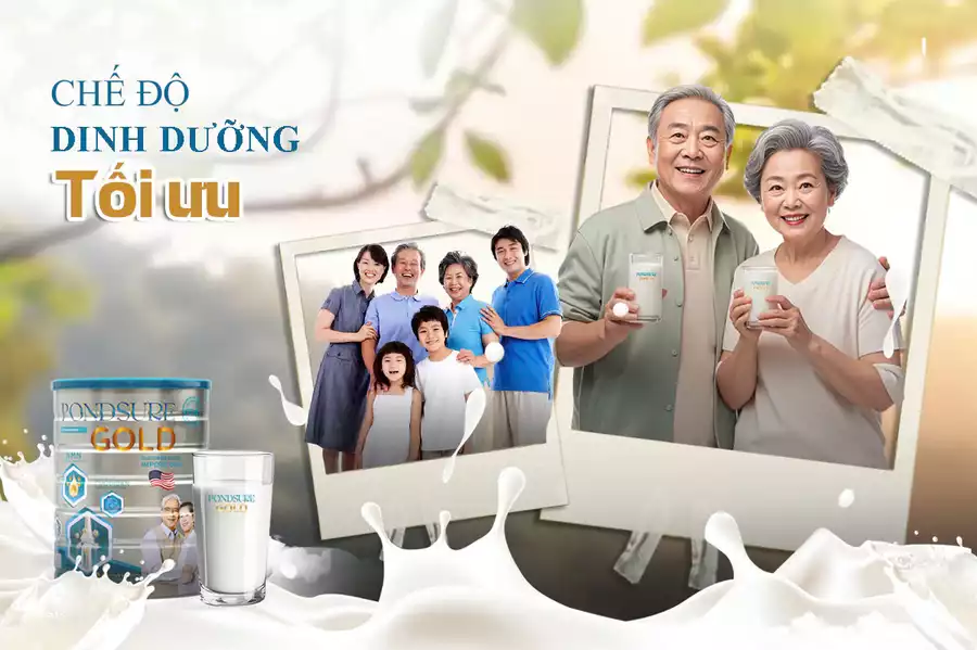 Chế độ dinh dưỡng tối ưu cho từng độ tuổi cùng Pondsure Gold