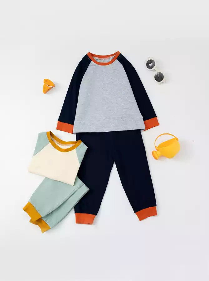 Bộ mặc nhà phối màu nổi