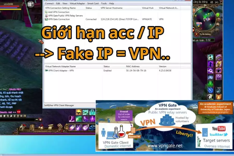 Hướng Dẫn Chơi Nhiều Acc Game TLBB, Phân Tích Fake Địa Chỉ MAC