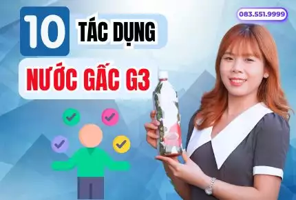 10 Tác Dụng Tuyệt Vời Của Nước Gấc G3 NuSkin