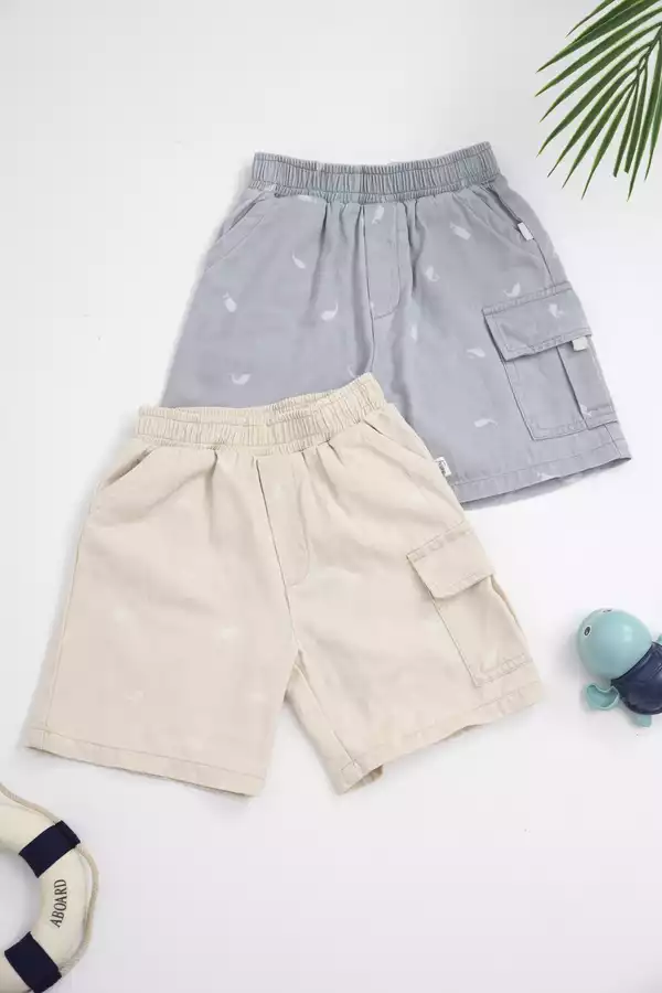 Quần kaki túi một bên phối dây dệt