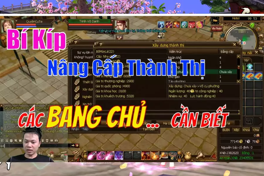 Bí Kíp Xây Dựng và Nâng Cấp Bang Hội Tử Cấm Thành