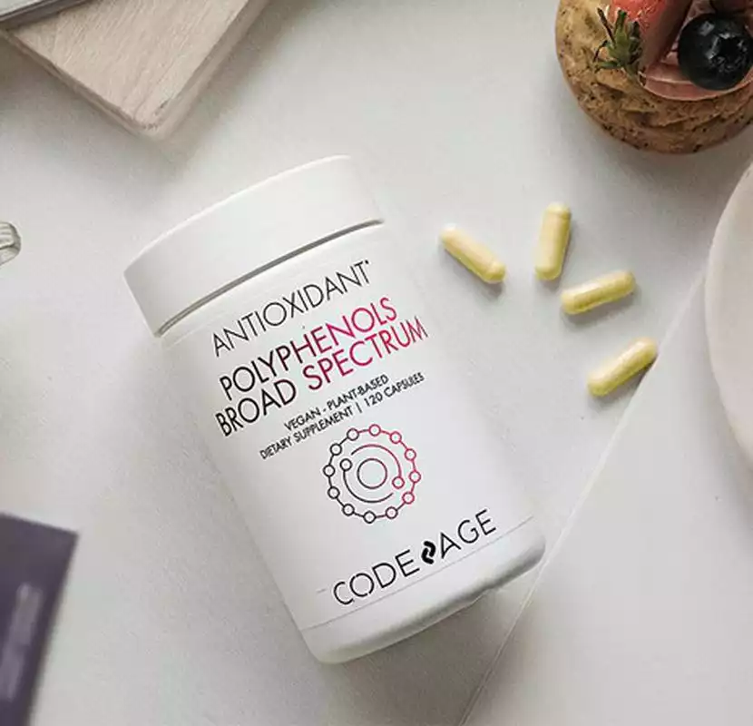 Viên uống chống nắng Codeage Polyphenols Broad Spectrum hộp 120 viên
