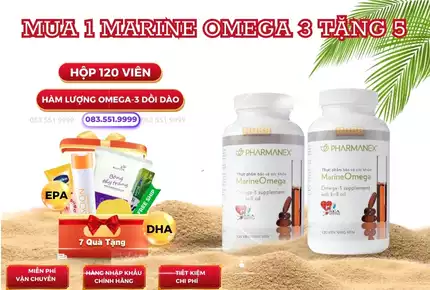 Mua 1 Marine Omega 3 – Nhận 5 Quà Tặng Hấp Dẫn Tại Nu88