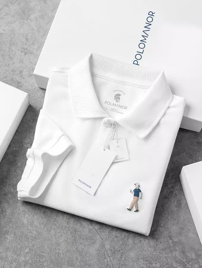  Áo Polo Nam Adam vải CMC phom Regular Fit 