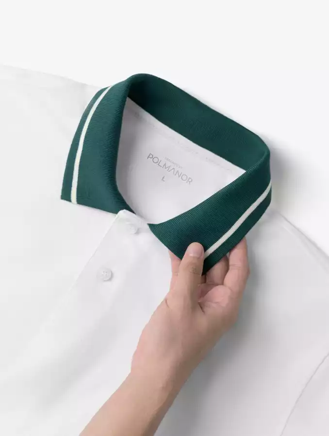  Áo Polo Nam Ugo Màu Xanh Lá vải Uni phom Regular Fit 