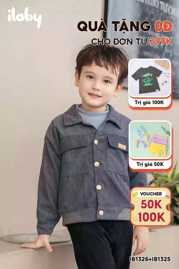 Áo khoác nhung dài tay bo gấu