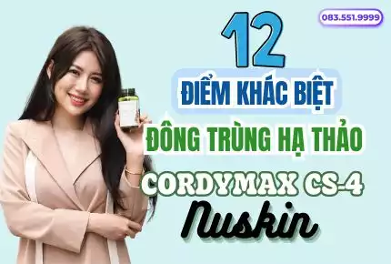 12 Điểm Khác Biệt Đông trùng hạ thảo – CordyMax Cs-4