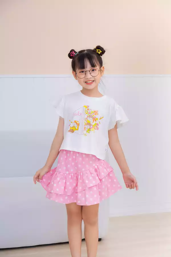 Chân váy bèo lệch