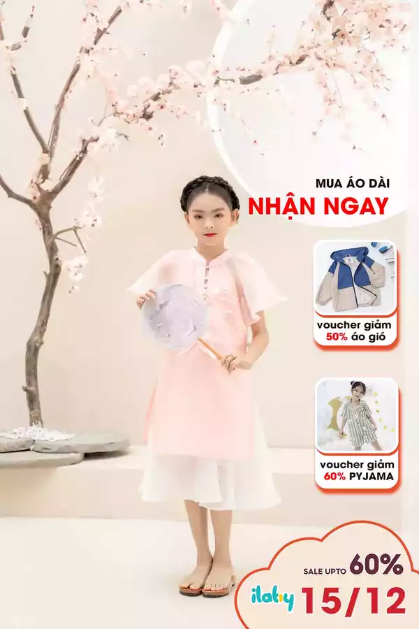 Áo dài đính kết Hồ Điệp