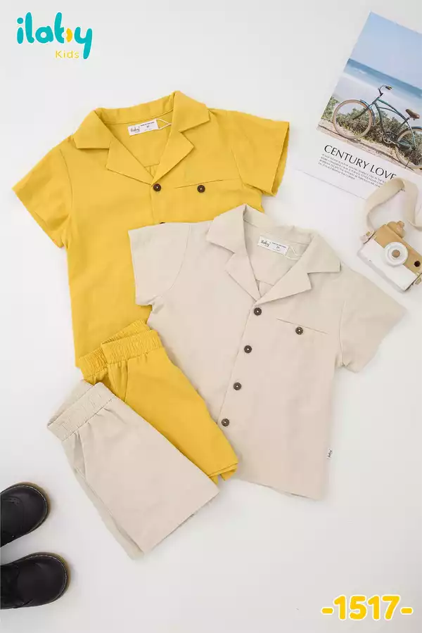 Set cổ hai ve phối cắt vòng