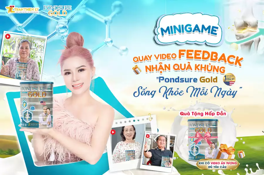 🎉 Tham gia Mini Game Pondsure Gold – Rinh Quà Cực Khủng Cả Nhà Ơi! 🎉