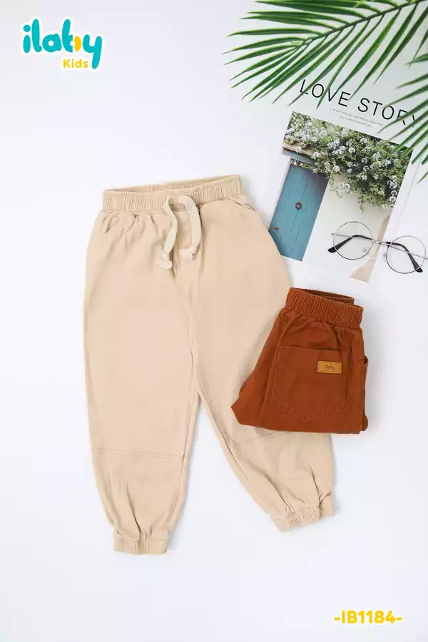 Quần bé trai phối gối