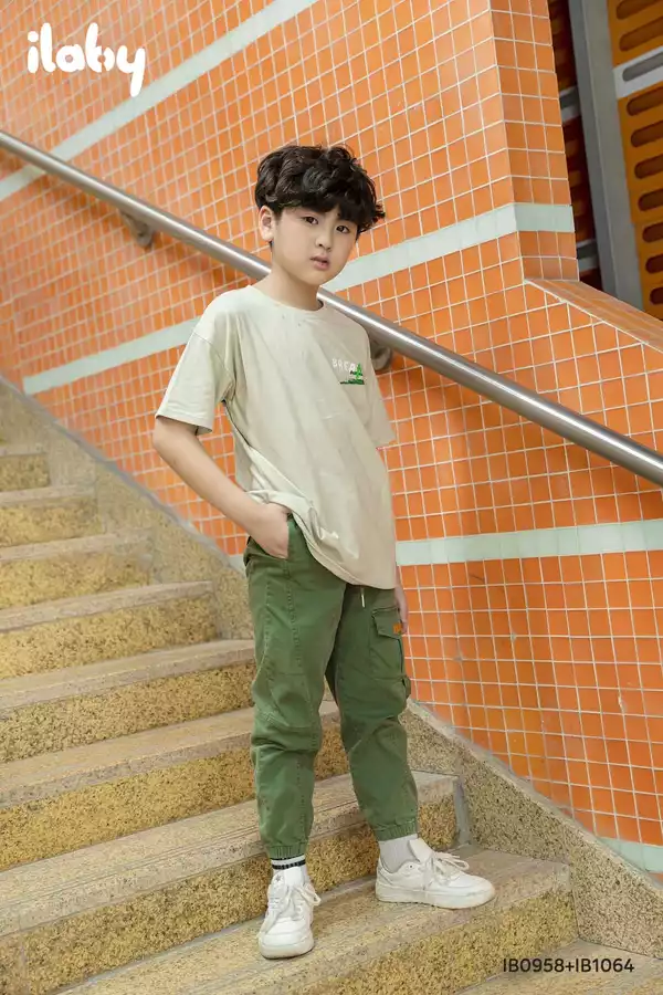 Quần kaki túi phối dây