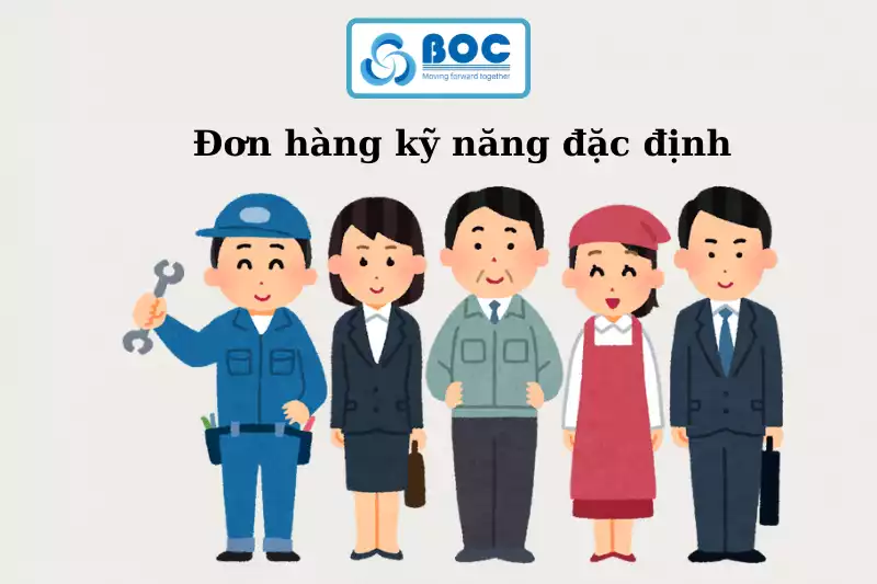 Thông tin liên quan đến đơn hàng kỹ năng đặc định