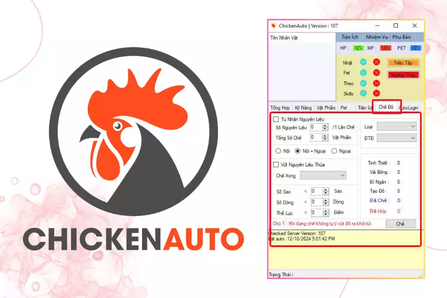 ChickenAuto - Auto TLBB / Dragon Oath - Gà Auto TLBB, Auto Con Gà