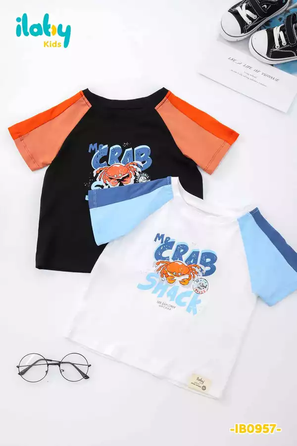 Áo thun phối tay raglan