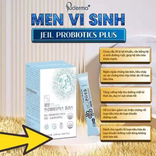 Jeil Probiotics Plus: Giải pháp toàn diện cho sức khỏe hệ tiêu hóa!