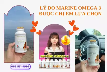 Tìm hiểu ngay lí do Marine Omega 3 được nhiều chị em ưu ái lựa chọn