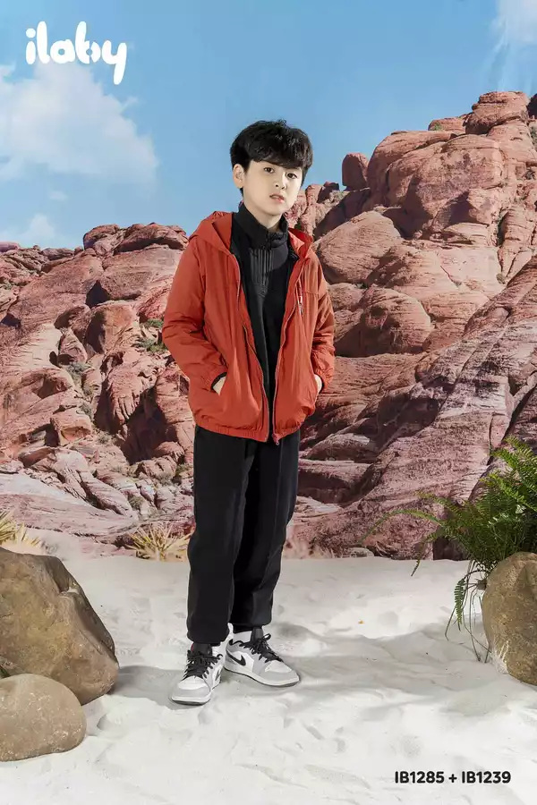 Áo gió trơn in hình