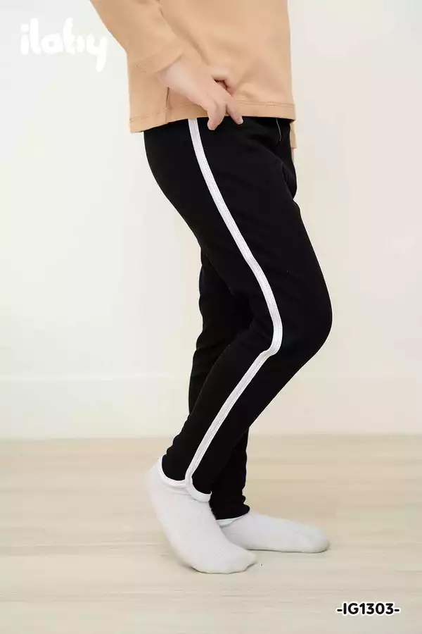 Quần legging phối viền sườn
