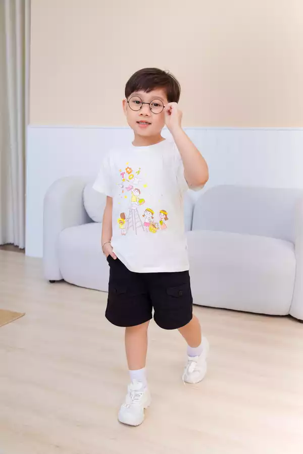 Quần kaki phối túi ốp