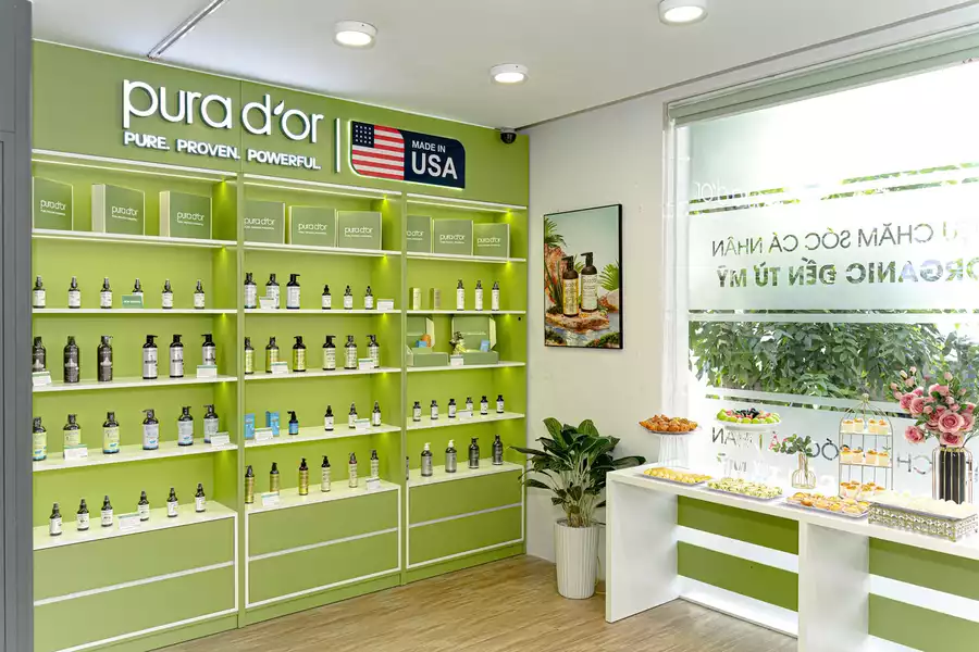 Pura D'or khai trương showroom đầu tiên tại Việt Nam