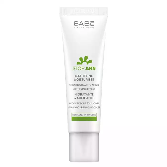 Kem dưỡng ẩm cho da dầu mụn Babe Stop AKN Mattifying Moisturiser 50ml