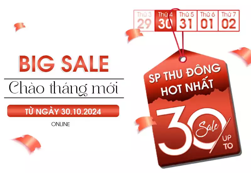 CHÀO THÁNG 11 | GIẢM GIÁ 30% SP THU ĐÔNG HOT NHẤT