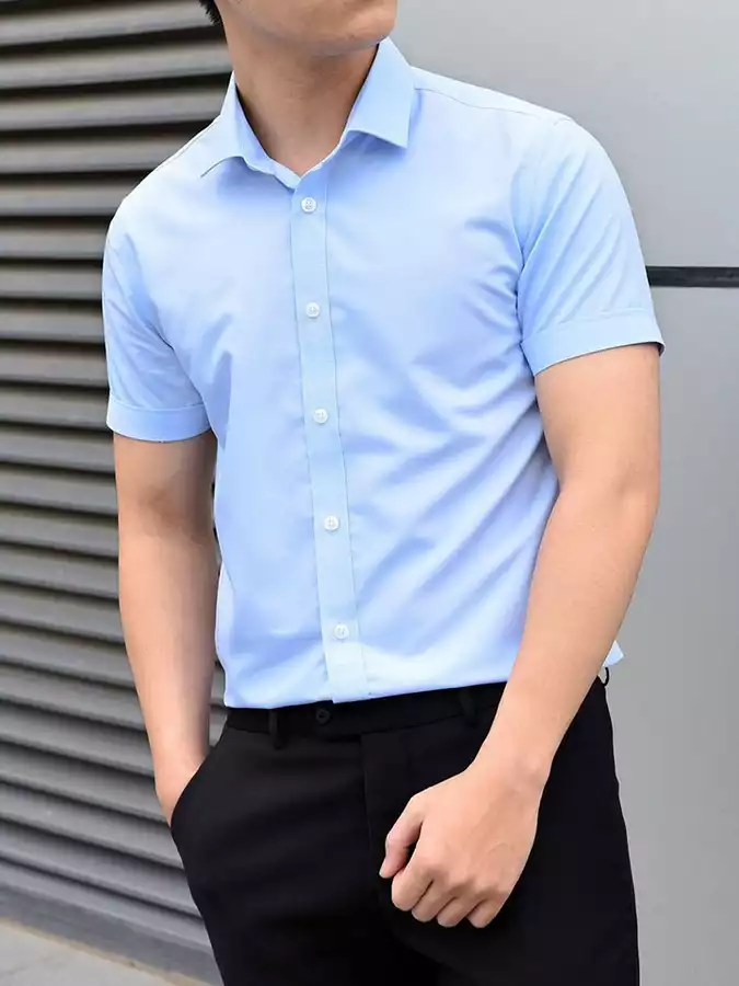  Sơ mi tay ngắn Xanh ngọc 