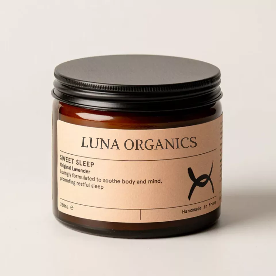 Product Slide 2 – Luna Organics Sweet Sleep Magnesium Butter jar