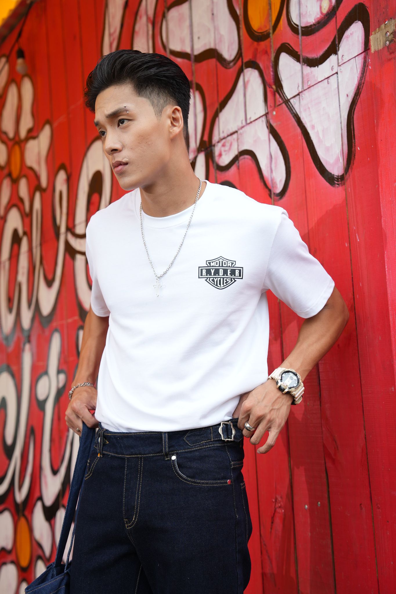 Áo Phông Cotton Biker T-shirt 02