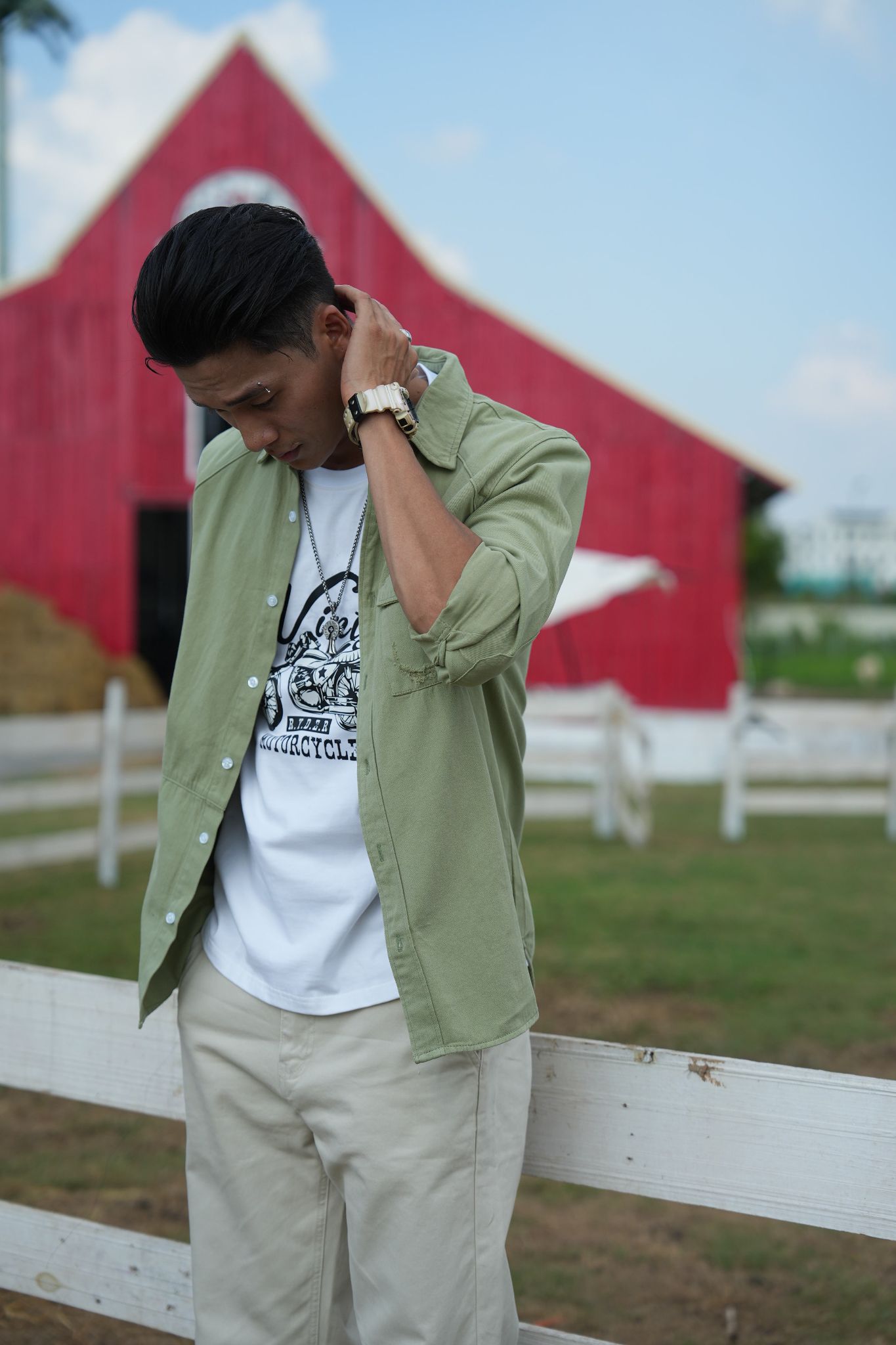 Áo Phông Cotton Biker T-shirt 03