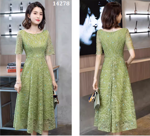 14278-Đầm ren xòe cổ  thuyền tay lở cách điệu (ren.lót)_thumbnail_2