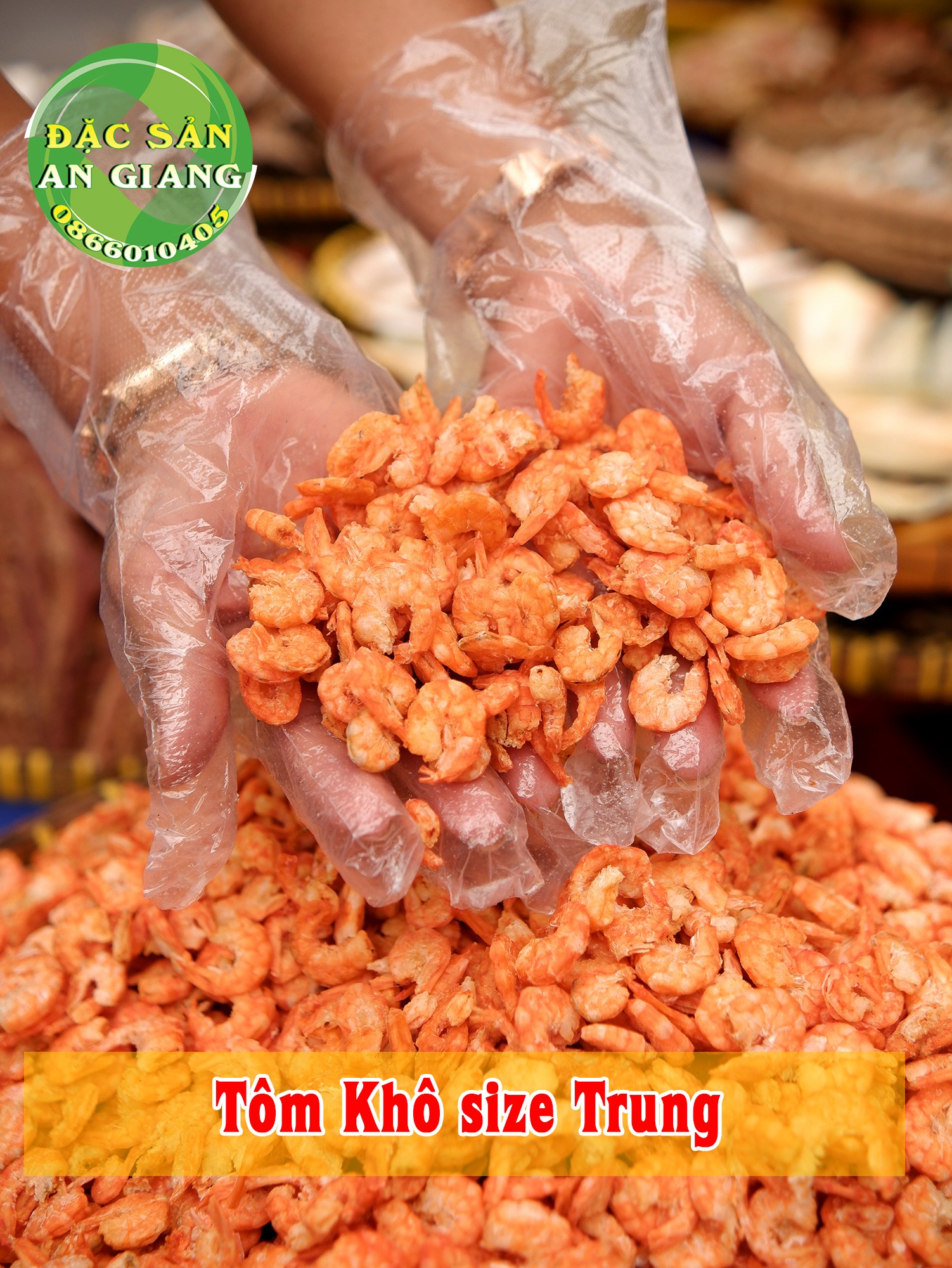 Tôm Khô trung