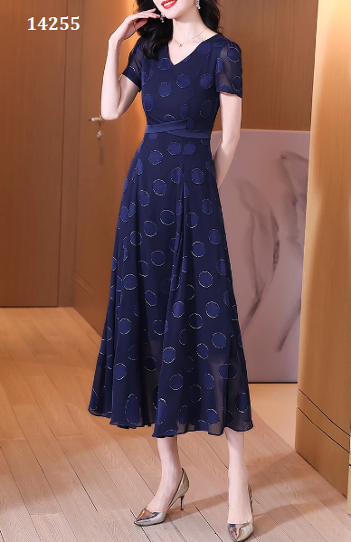 14255-Đầm xòe voan in họa tiết hình tròn (voan in, lót)_thumbnail_2