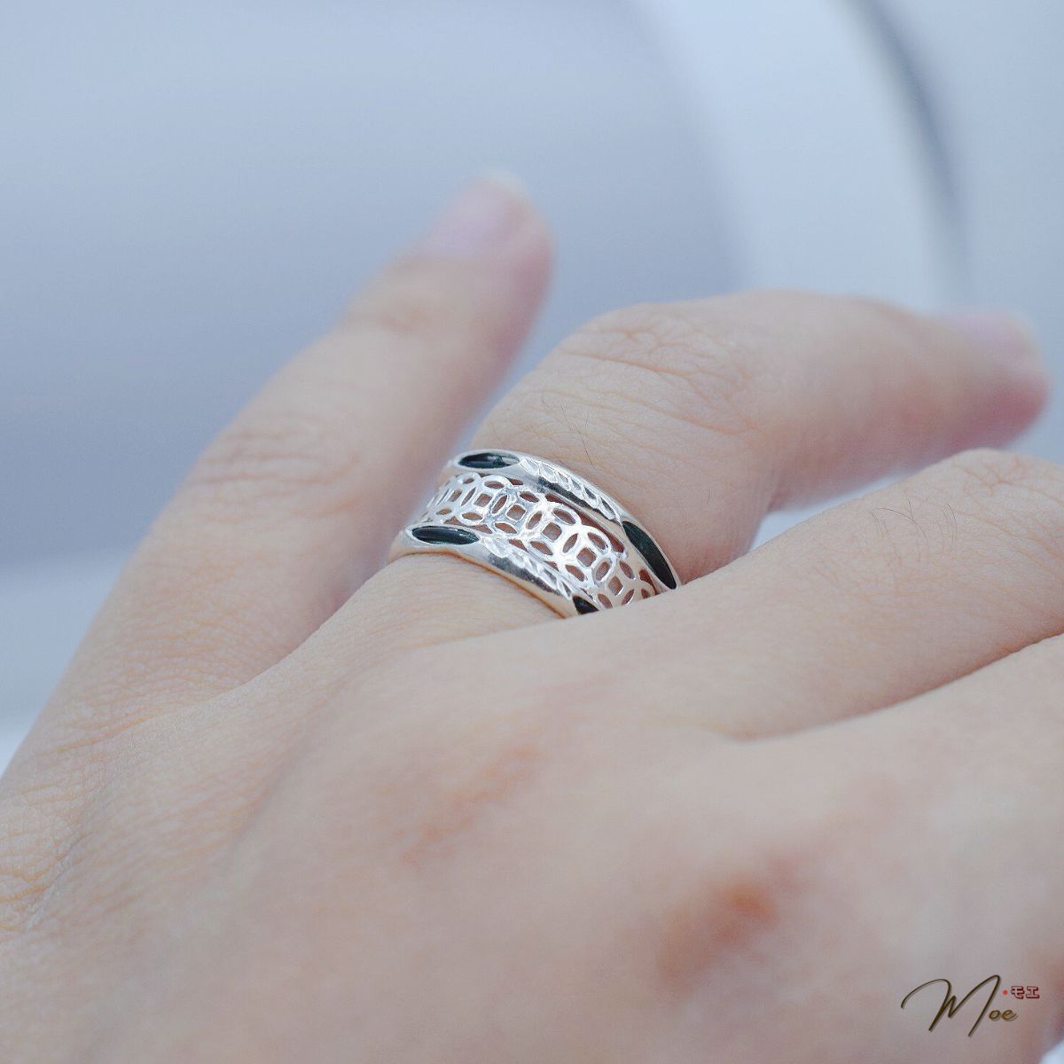 N149 - Nhẫn kim tiền lông voi may mắn