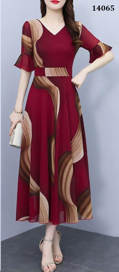 14065-Đầm maxi  tay loe in họa tiết ( voan in, lót thun)FREESHIP_thumbnail_1